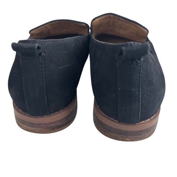 Franco Sarto Haylee Black Suede Leather Loafer Flats Size 8M - Picture 6 of 9